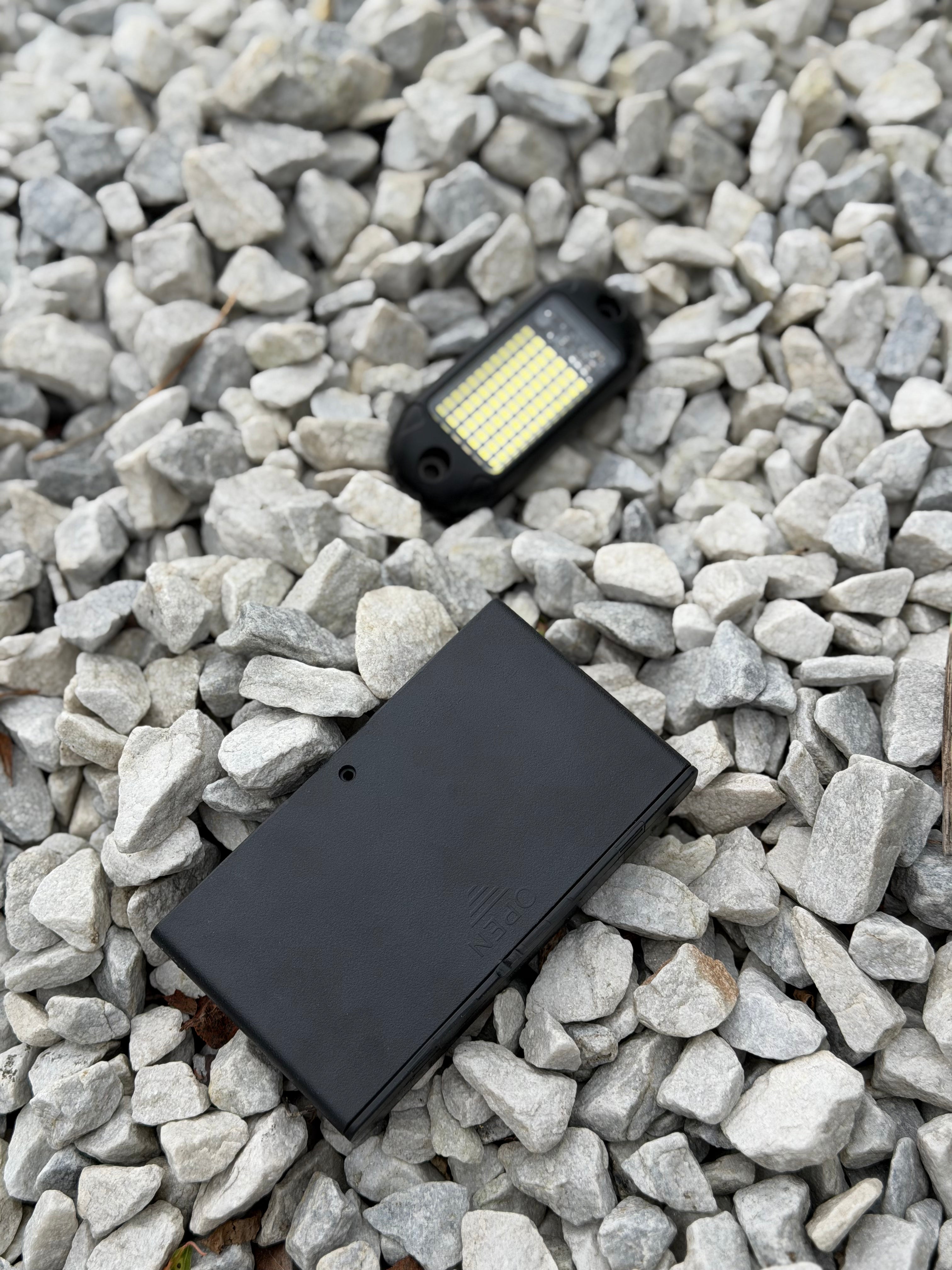 Battery Powered Rock Light